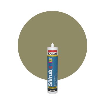 Soudal Silirub Color RAL 7030 Steingrau Silikon Dichtmasse 300ml