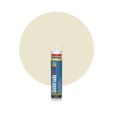 Soudal Silirub Color - RAL 1013 Perlweiß