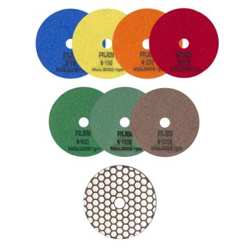 Rubi Schleif en Polierpad
