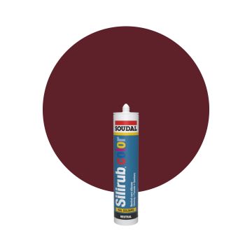 Soudal Silirub Color - RAL 3005 Weinrot