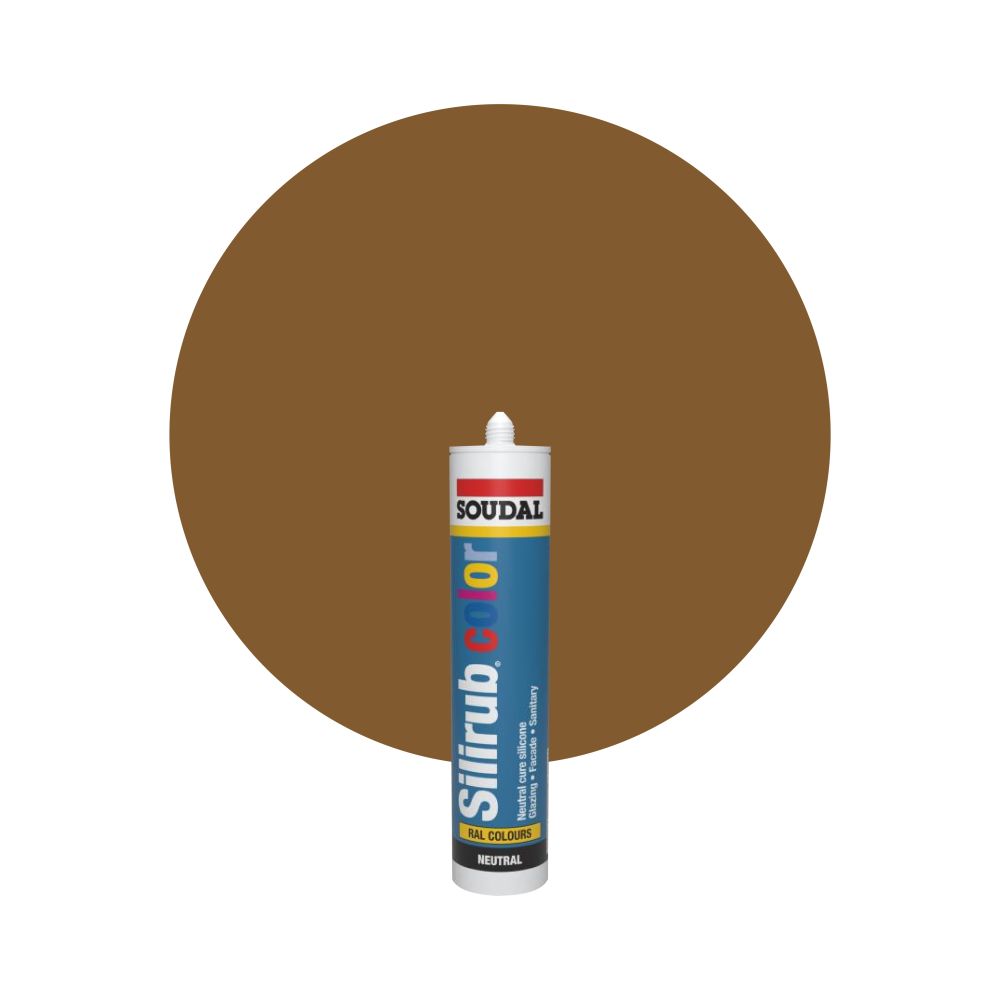 Soudal Silirub Color - RAL 8003 Lehmbraun main product photo