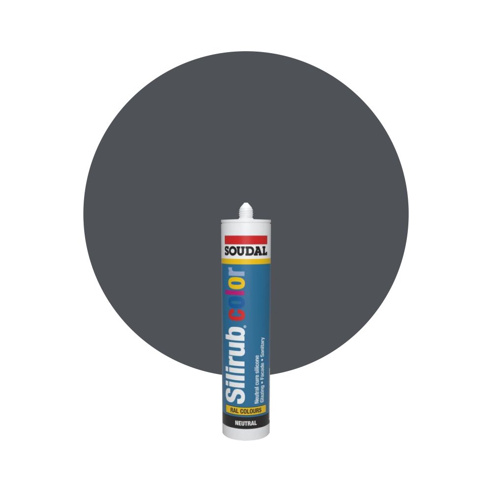 Soudal Silirub Color - RAL 7015 Schiefergrau main product photo