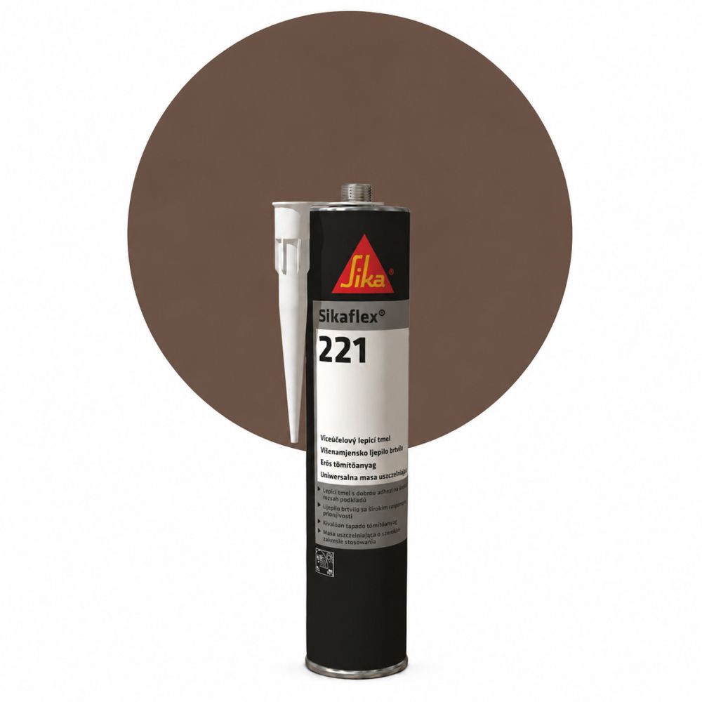 Sikaflex 221 - Braun, 300 ml main product photo