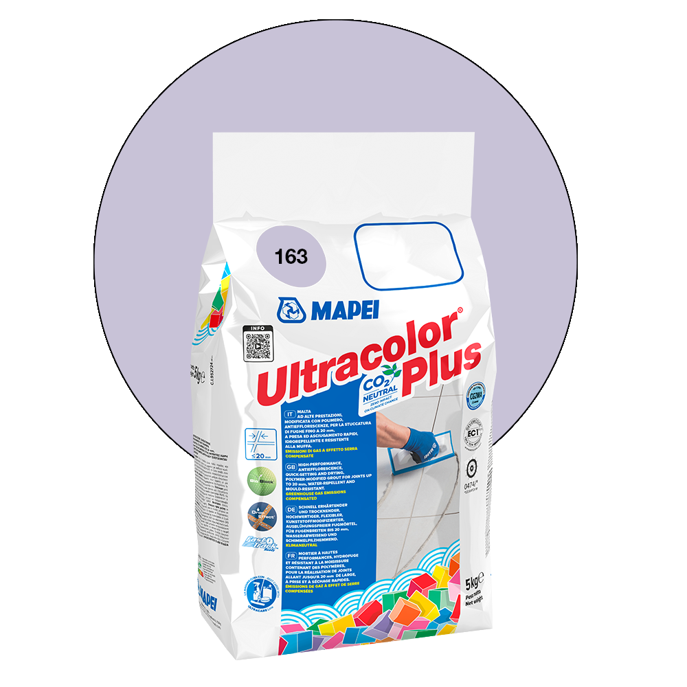 Mapei Ultracolor Plus Fugenmörtel - 163 Hellflieder, 5 kg main product photo
