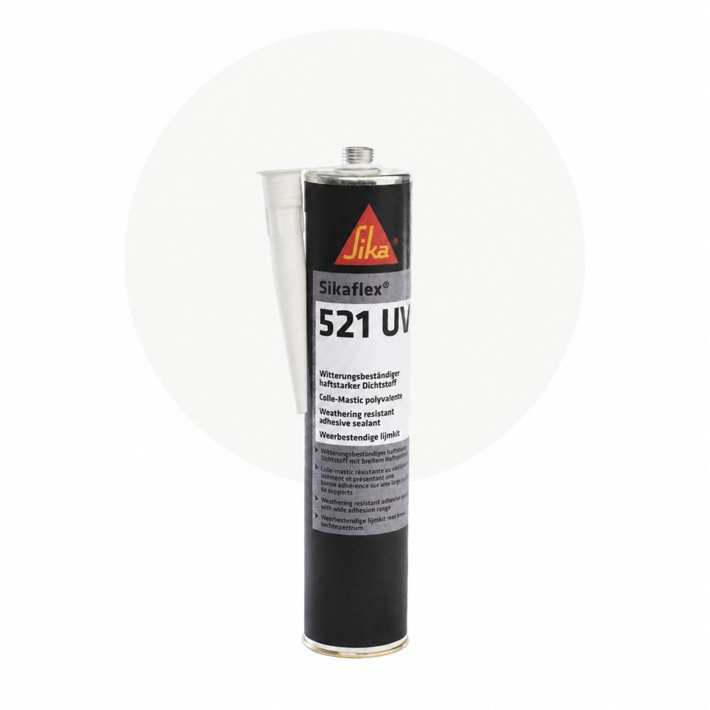 Sikaflex 521 UV - Weiß, 300 ml main product photo